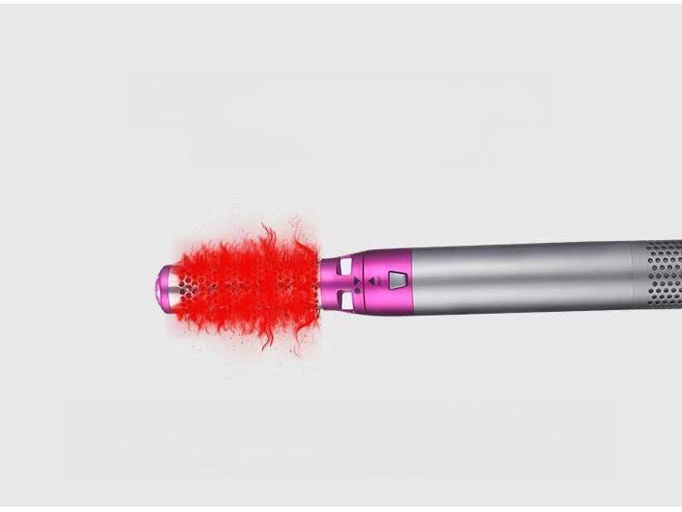 Cross-Border 5-in-1 Curling Iron & Hair Dryer: Hot Air Comb, Curl, Straighten, and Dry with Automatic Hair Suction