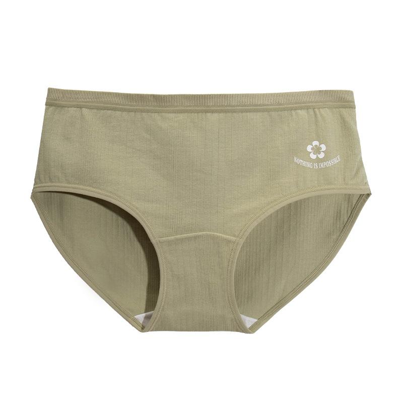 

Женское нижнее белье с удобной средней посадкой, антибактериальной ластовицей, дизайном, приподнимающим ягодицы, треугольные трусики из чистого хлопка для молодых девушек M темно-зеленого