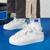 Milk white platform white shoes women's 2025 spring new niche low-top versatile breathable sports shoes