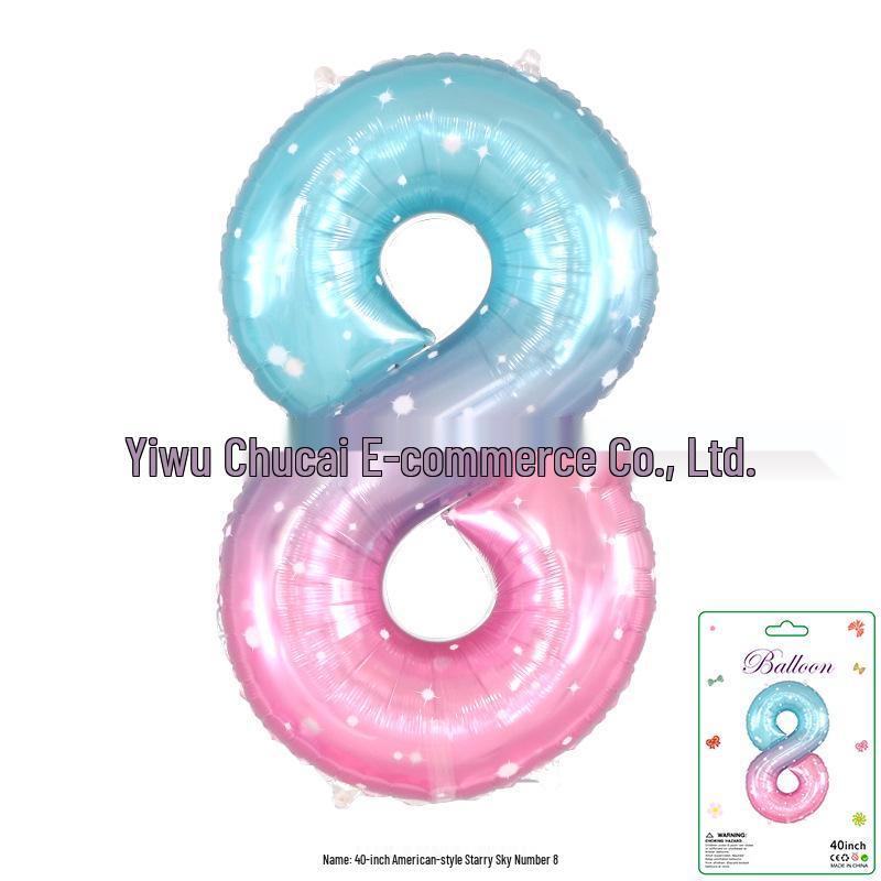 Décoration Bandeau Rayé à Carreaux Vache Dégradé 40" - Grand Chiffre pour Scène de Fête d'Anniversaire de Bébé