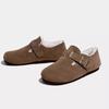Flats Women Boots Suede Casual Shoes Short Plush Designer Buckle Cotton Shoes 2024 Trend Winter Warm Comfort Chaussures Femme