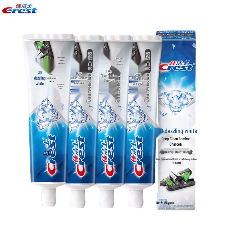 Crest 3D White Deep Clean Bamboo Charcoal Toothpaste