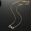 Women's infinity pendant necklace, heart necklace, exquisite jewelry
