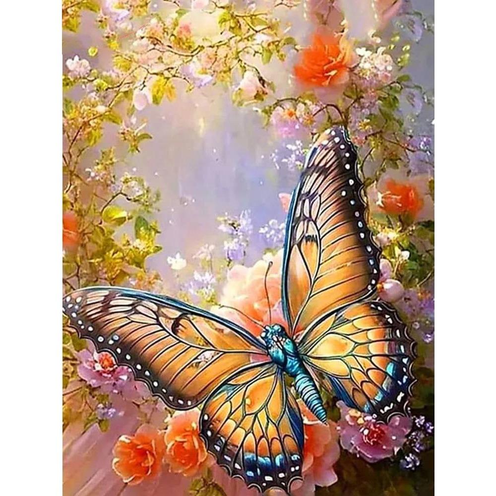 DIY Full Round Diamond Painting Cross Stitch 3D Animal Art Style Home Landscape Decorative Diamond Painting 5d Diamond Art Painting