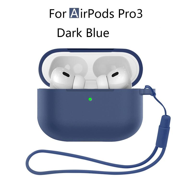 Silicone Case For AirPods Pro 3 Transparent Soft TPU Earphone Shockproof Protective Case Cover For AirPods Pro 3 Earbuds Shell