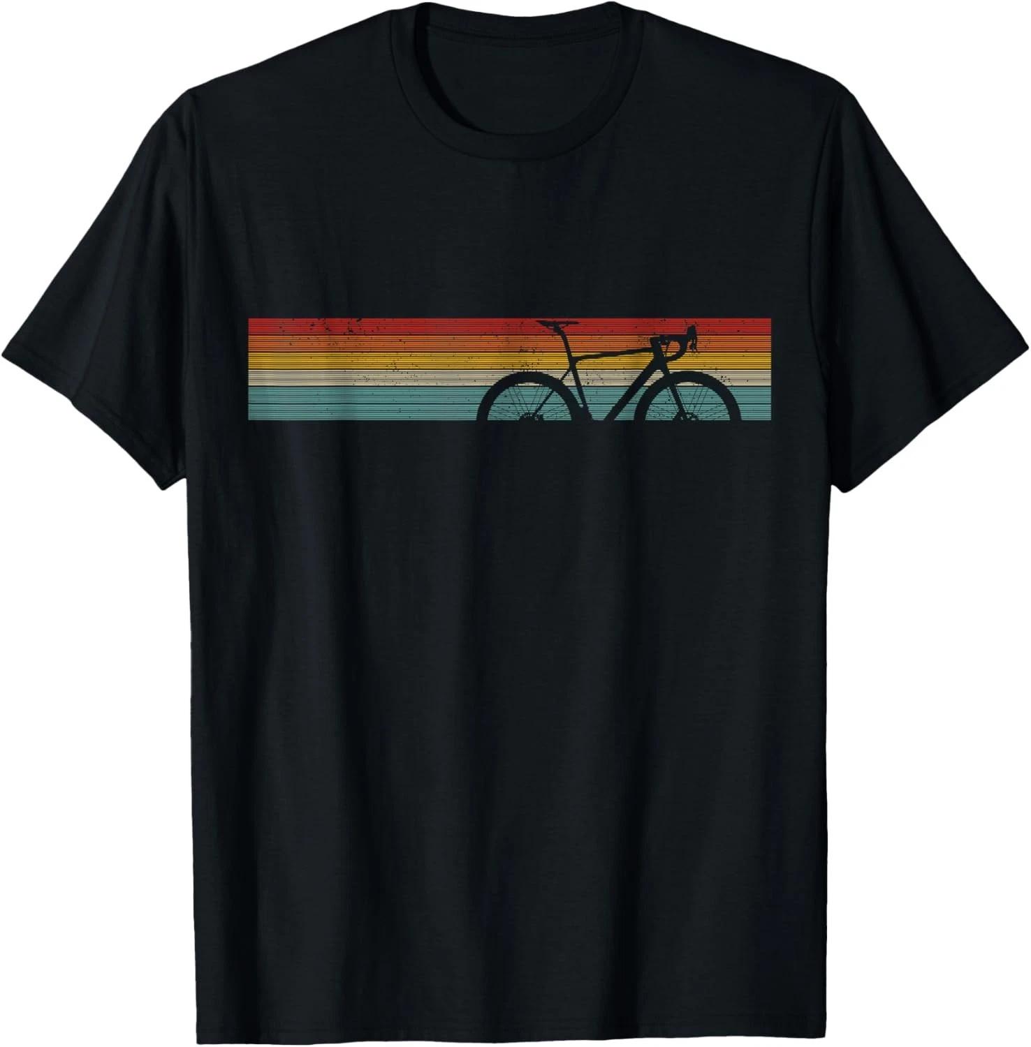 Vintage Road Bike Fixie Bicycle Road Cyclist Retro Cycling Gift Unisex T-Shirt S