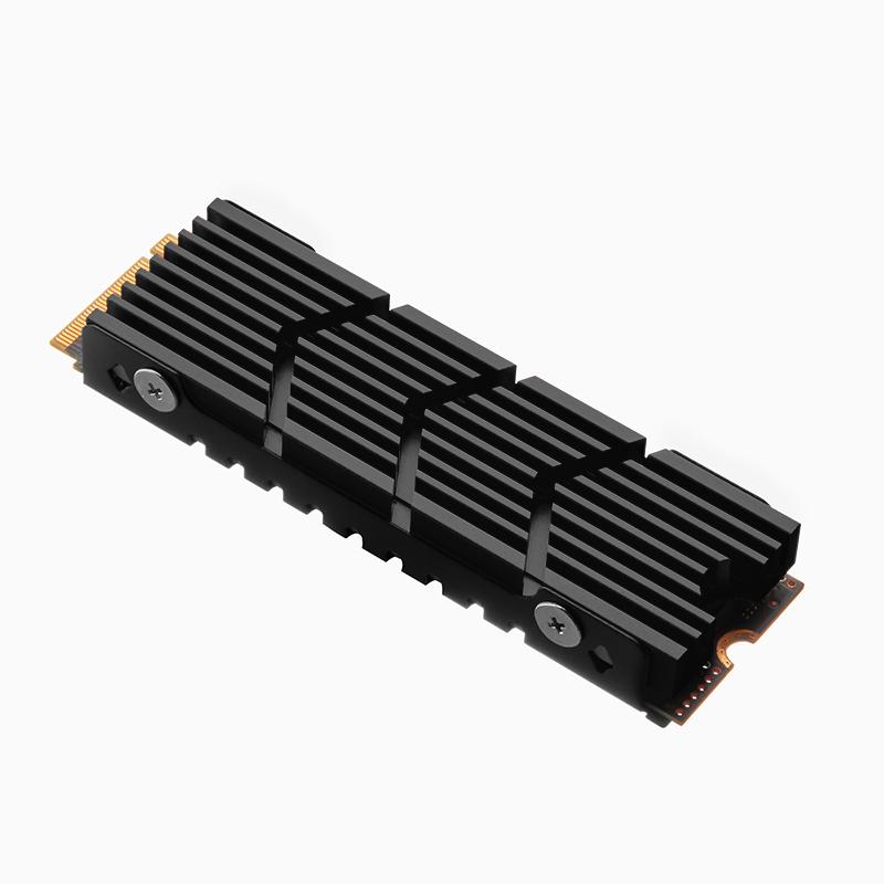 M.2 2280 SSD Heatsink Hollow Heat Cooler Radiator NVME NGFF Aluminum Alloy with Thermal Silicone Pad for PS5 Game Console