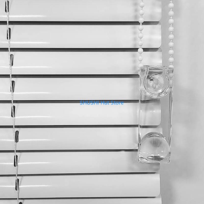 8Pcs Vertical Blind Chain Weight Tension Device Clear Cord Handle Home Decors D57B