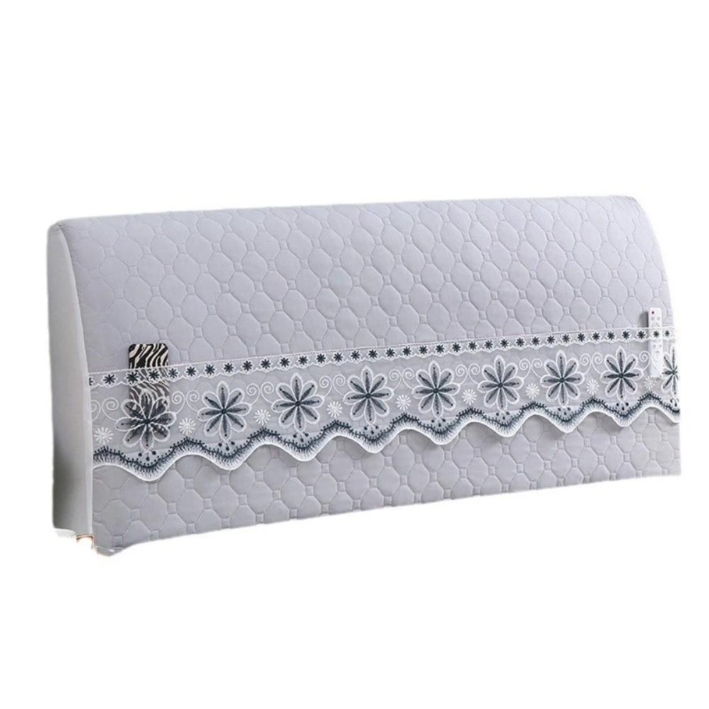 New All-inclusive Bed Head Cover Elastic Detachable Headboard Cover Thickened Luxury Soft Bedside Dust Cover Bedroom
