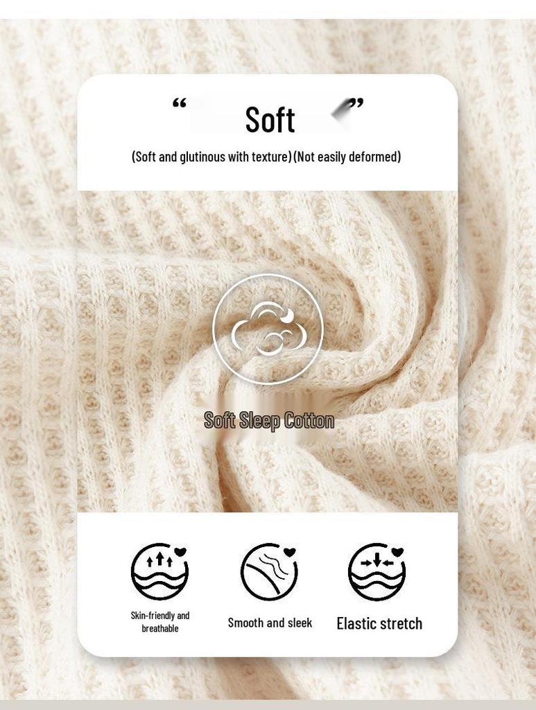 Autumn/Winter Couple's Pajamas: Women's Ins-Style and Men's Casual Loose Combed Cotton Two-Piece Set