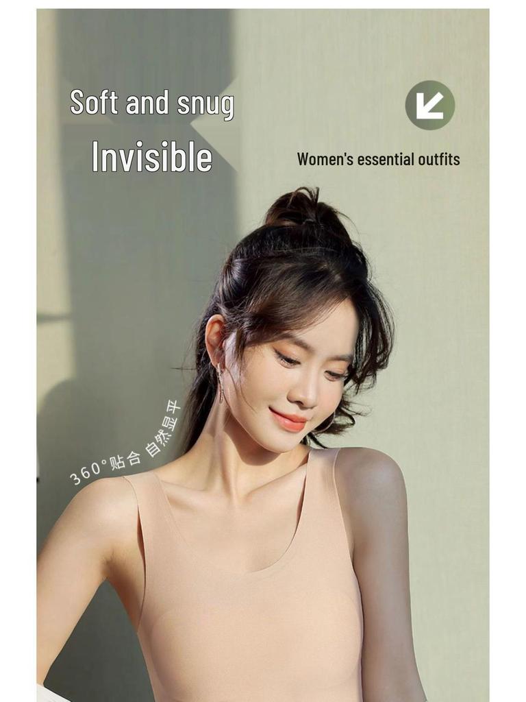Seamless Chest Binding Sports Bra: Anti-Sag, Gather Underarm Fat, Super Flat Design for Larger Busts.