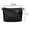 RSINC Vinata Genuine Leather Crossbody Sling Bag for Women Black Envlope Design B0FF34LMGH
