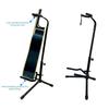 Steel Instrument Display Stand Folding Guitar Support Sturdy Vertical Guitar Rack  Electric Guitar