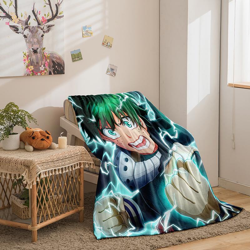 My Hero Academy Series Flannel Blanket 3D Printed Sofa Blanket Thickened Blanket Batch