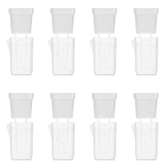 Self Watering Plant Pots Mini Translucent Plastic Planters Plant Propagation Pot with Reservoir for Seedlings Cuttings