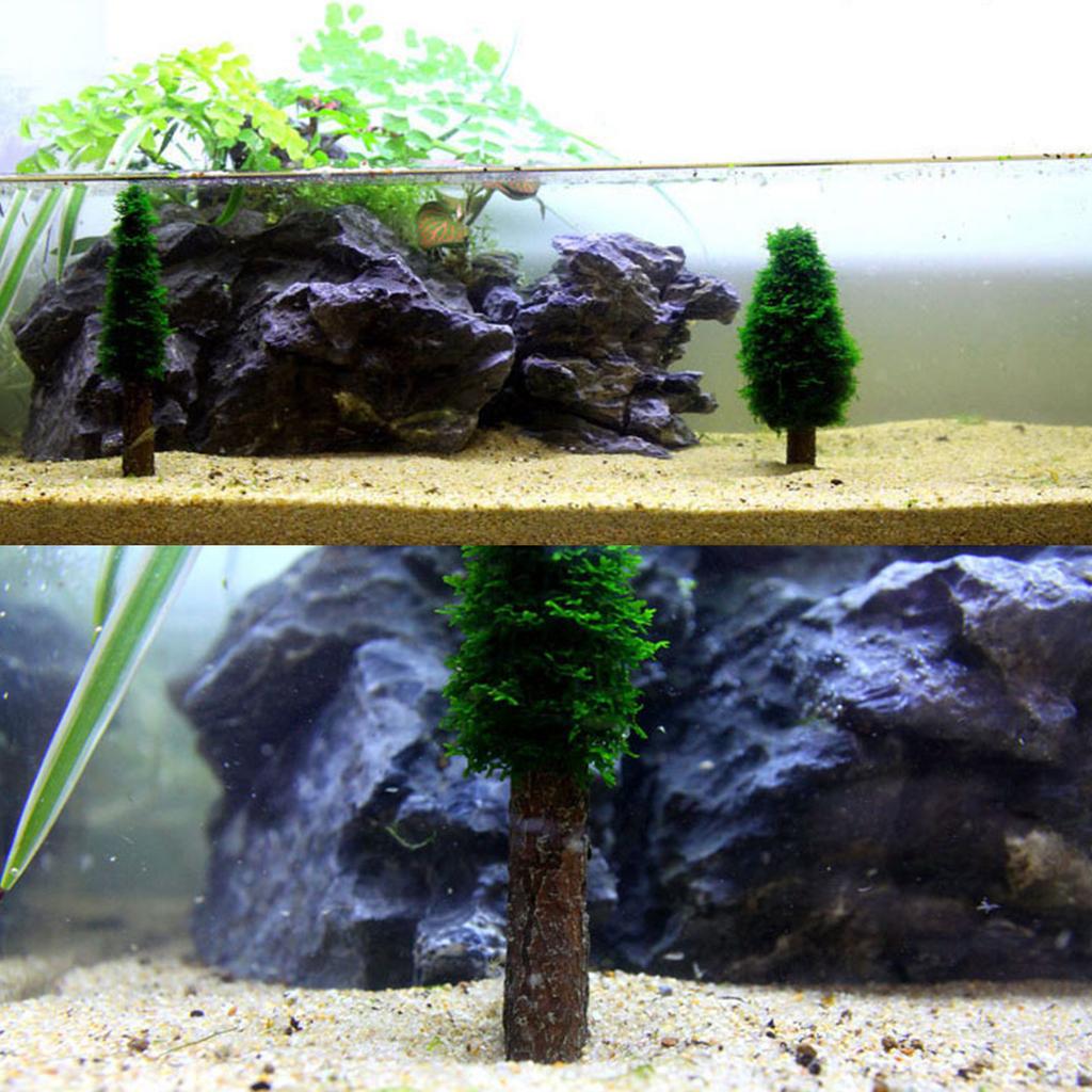 Aquarium Moss Plants Holder for DIY Growing Live Plants Mini Trees Shrimp Tanks Decoration Fish for Tank Accessories