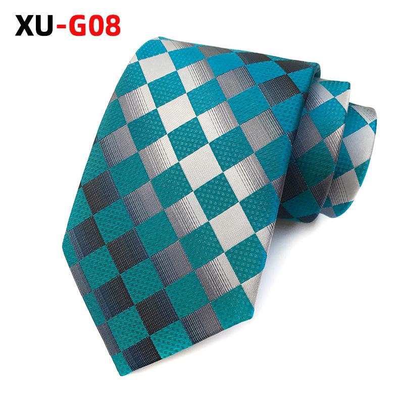 2025 Новый Полиэстеровый Жаккардовый Клетчатый Модный Галстук