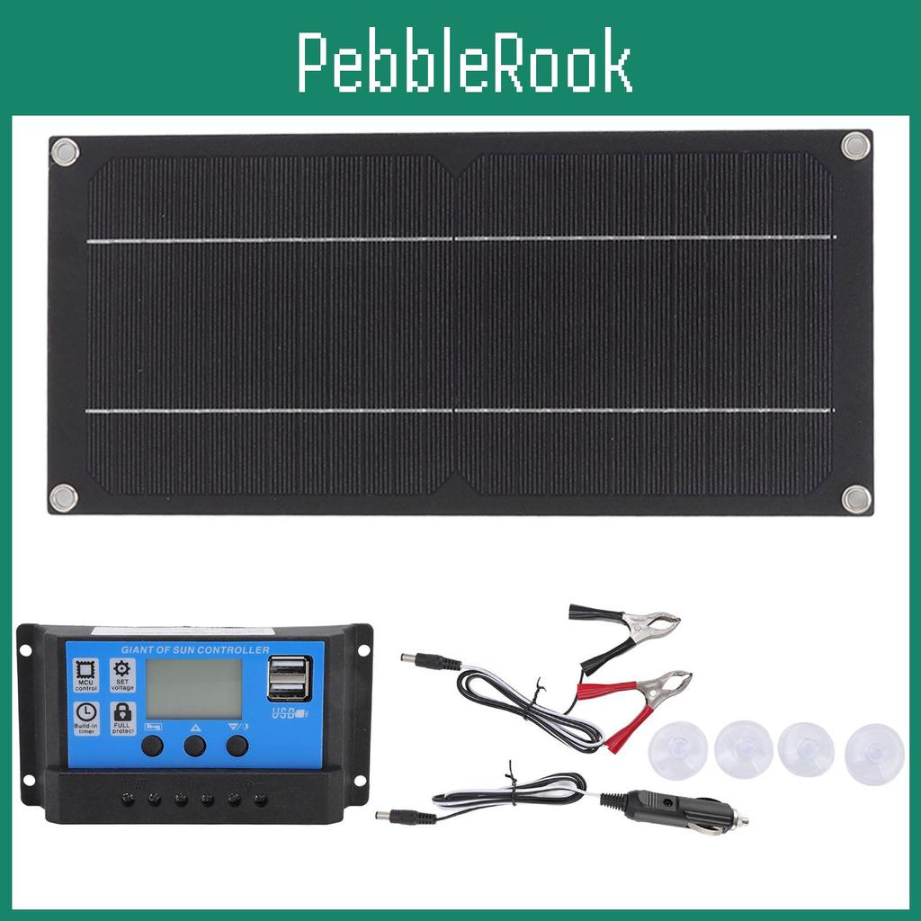 Kit Panel 18v 60w Solar 100a Battery Charger Controller Battery Charging Kit For Outdoor Farming