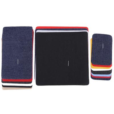 18 Stück Sortierte Aufbügelflicken Jeansflicken Reparaturset für Stoff Jeans Hüte
