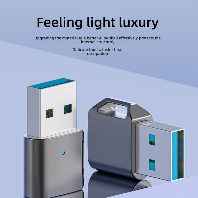 USB3.1 To Type C Adapter Aluminum Alloy Shell USB Male To Type C Female Converter 10Gbps Data Transfer & Fast Charging