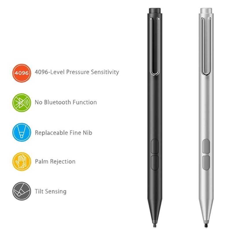 Thin Stylus Pen for 4096 Tablets Long Battery Life, Attachment For Tablet Customizable Button Touch Pen Stylus Pen