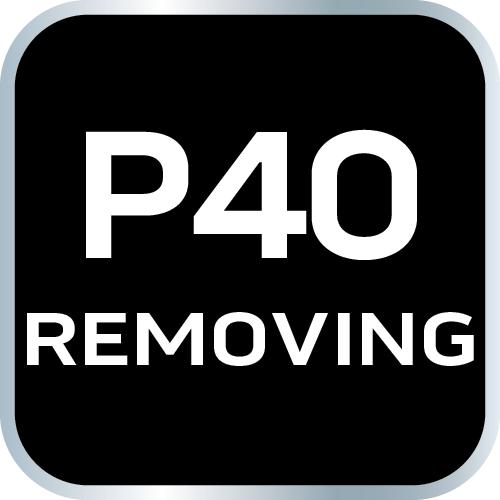 Sanding Discs 150 Mm, P40, 5 Pcs, with 9 Holes for 04-721