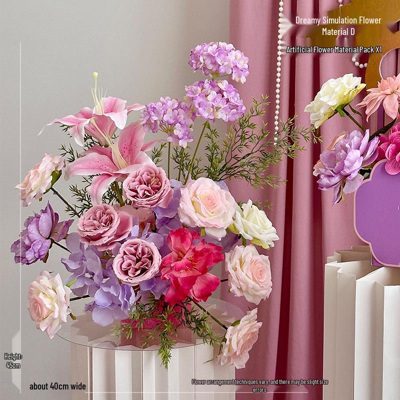 Mori-Style Artificial Floral Arrangement for Weddings & Dining Tables