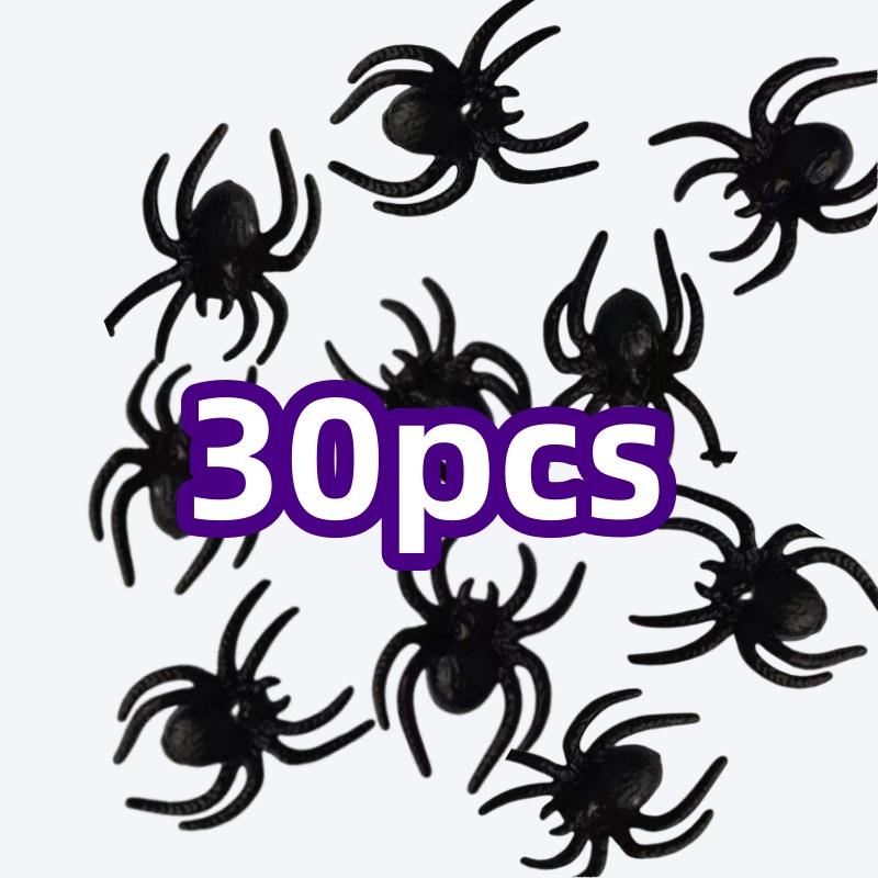 50Pcs Realistic Bugs Funny Toy Fake Cockroach Novelty Insects Halloween Prank Simulation Tricky Disgusting Scary Party Supplies
