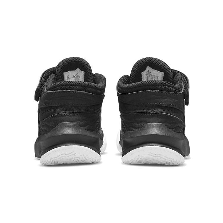 (PS) Nike Team Hustle D10 FlyEase 'Black Metallic Silver' Kids' DD7302-004