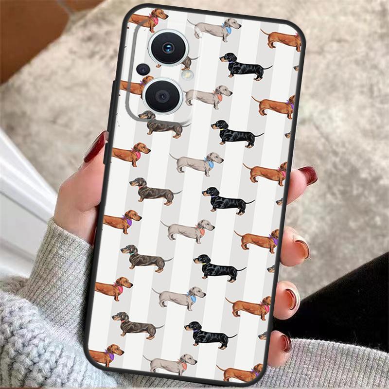 

Dachshund Dog For OPPO Reno 14 10 11 12 13 Pro 7 8 Lite 8T 11F 12F 13F 14F OPPO Find X9 X8 X5 X6 Pro Case OPPO Reno12