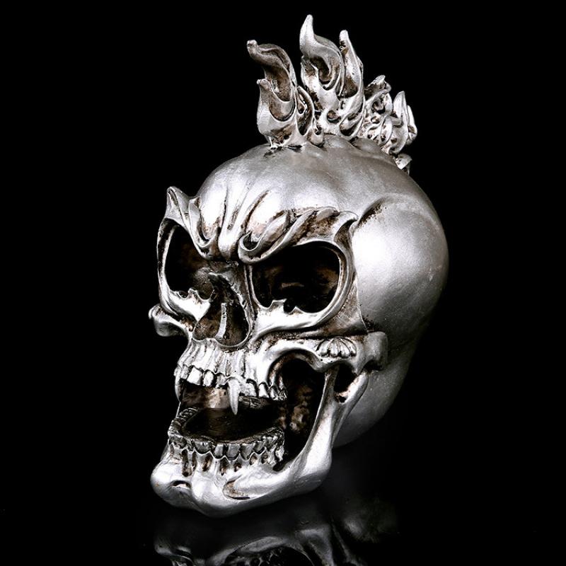 Halloween Decoration Personalized Ghost Head Office Ornament Resin Skull Source