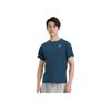 Asics Logo Print Reflective Fashion Round Neck Pullover Comfortable Running Casual Sports Nautical Breathable Short Sleeve T-Shirt 2011D046-401