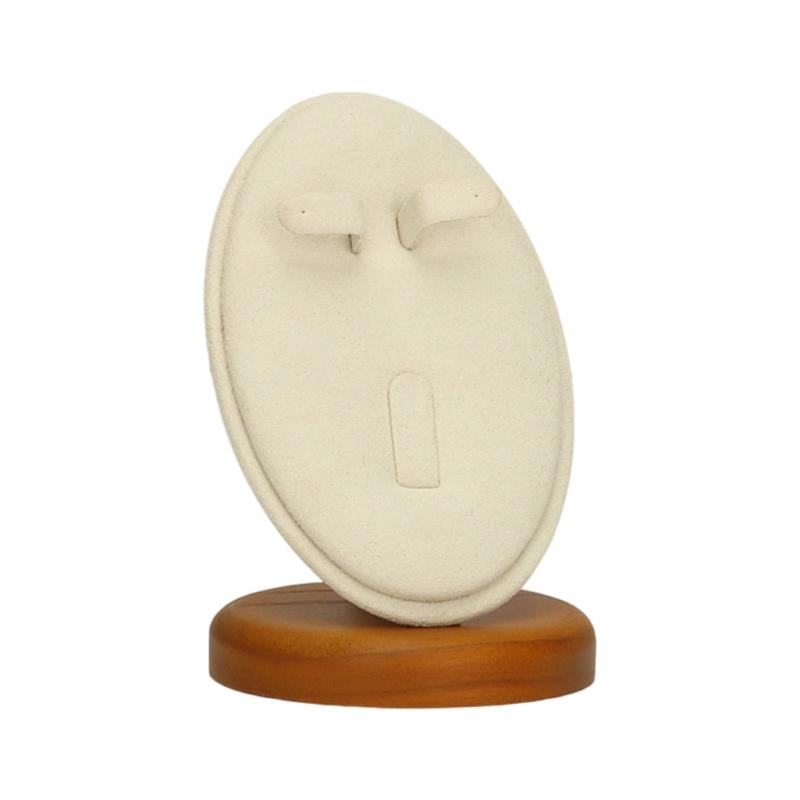 

Wood Jewelry Organizer Lightweight Rack for Displaying Bracelets Necklaces and Earrings Accessories Organization Shelf бежевый