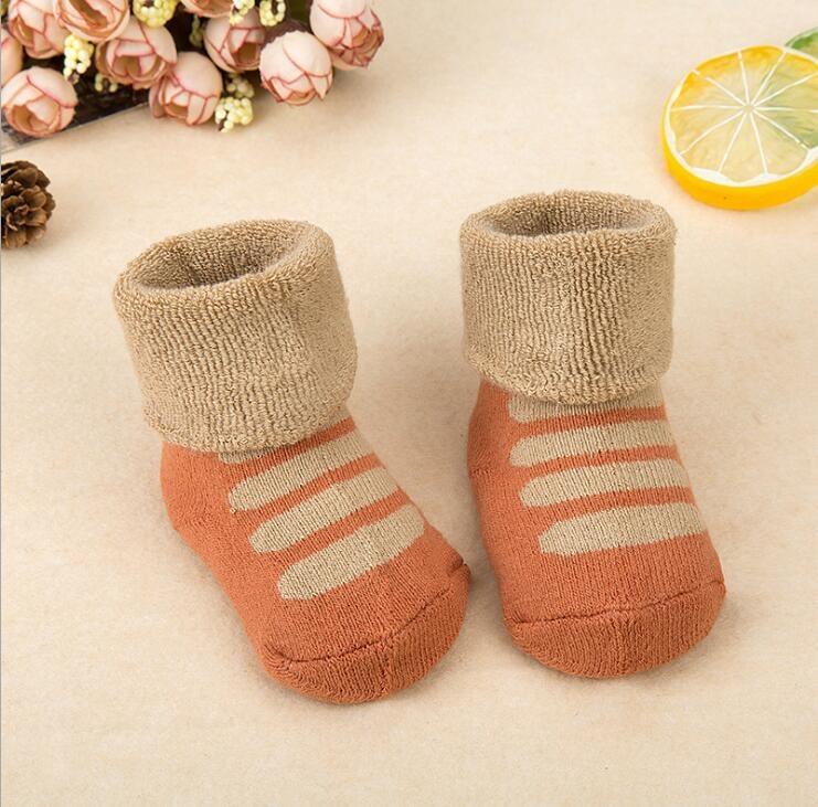 Baby Socks Girls Boy Thick Warm Terry Sock Newborn Kids Children Slipper Winter Cute Lovely Children Rabbit Dog Animal