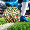 Morocco Football Printed Size 5 Soccer Ball Wear Resistant Standard Adult Training Football Fan Gift for Indoor Outdoor Match Sports
