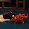 10Cm Wooden Elephant Statue Indian Feng Shui Figurines Lucky Success Wealth Desktop Decoration