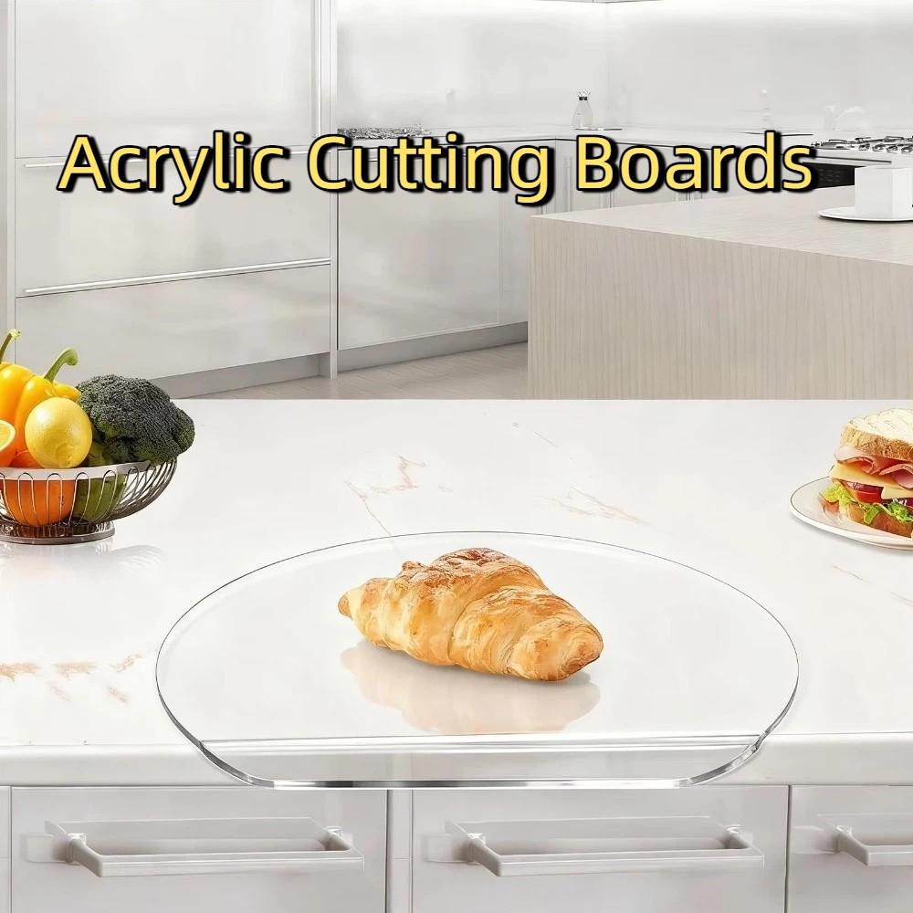 with Lip Edge Chopping Board Non-Slip Dough-kneading Board Kitchen Countertop Protect Board  Fruits