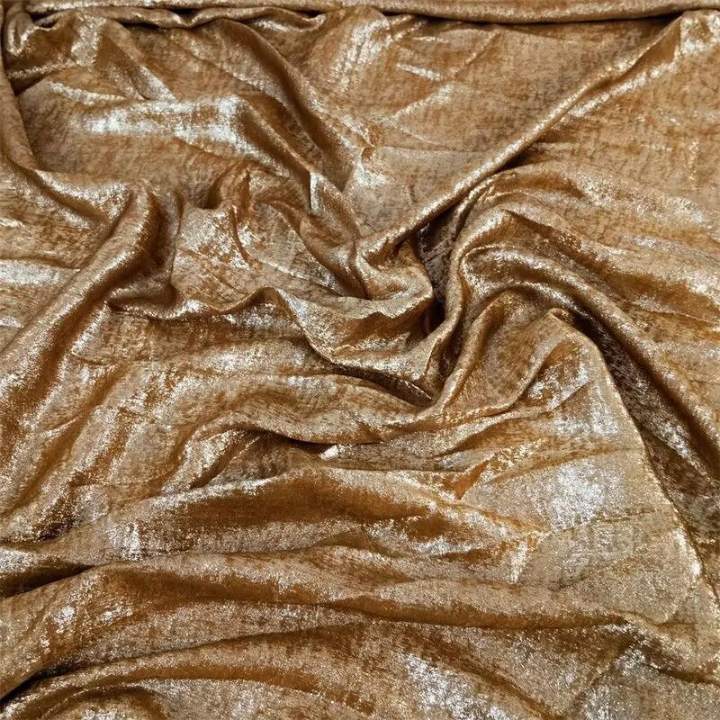 Künstlicher mehrfarbiger Stretch-Samtstoff Diamantglanzstoff Weiche Polstertextilien DIY Velours für Sofa Vorhang Hintergrund