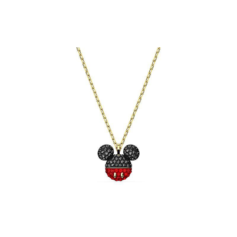 Swarovski Mickey & Minnie Mickey Mickey Necklace Imitation Crystal Stone Collarbone Chain Women s Gold 5559176 золотой