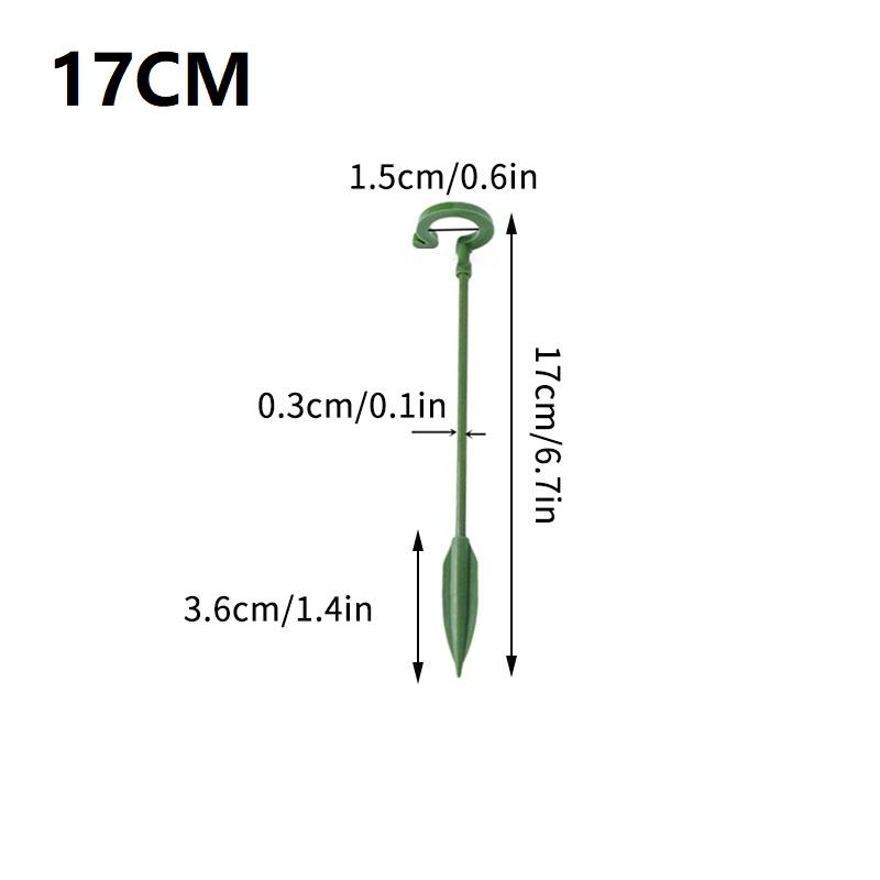 

17-58cm Flower Specific Bracket Potted Plant Flower Nail Orchid Shaped Bonsai Bracket Fixed Anti Lodging Leaf Protection Bracket 5pcs