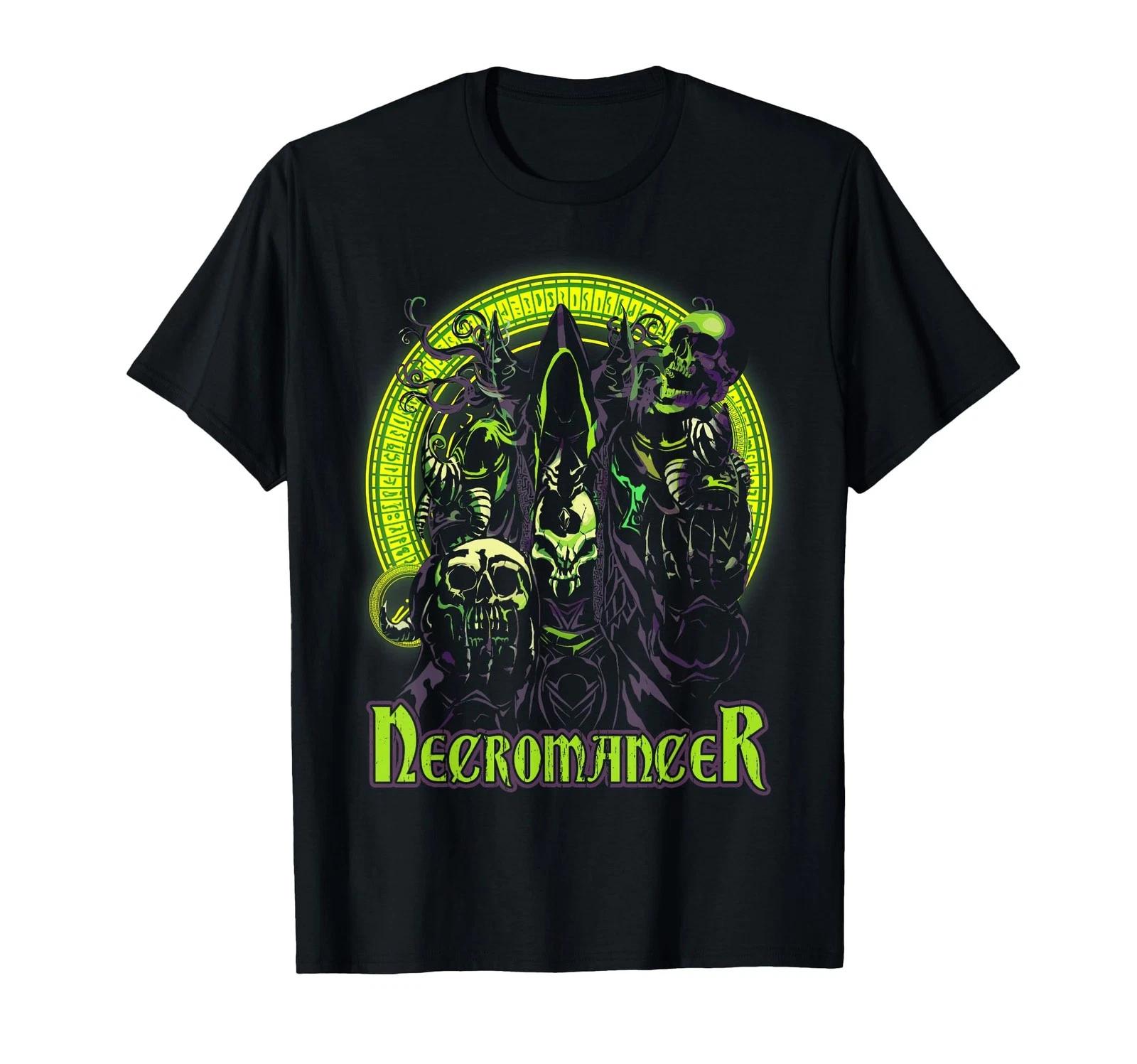 Necromancer Fantasy Magic Role-Playing Tabletop Rpg Gamer T-Shirt_ 2XL