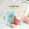 Creative 3D Hummingbird Flower Greeting Card for Mother's Day and Teacher's Gift