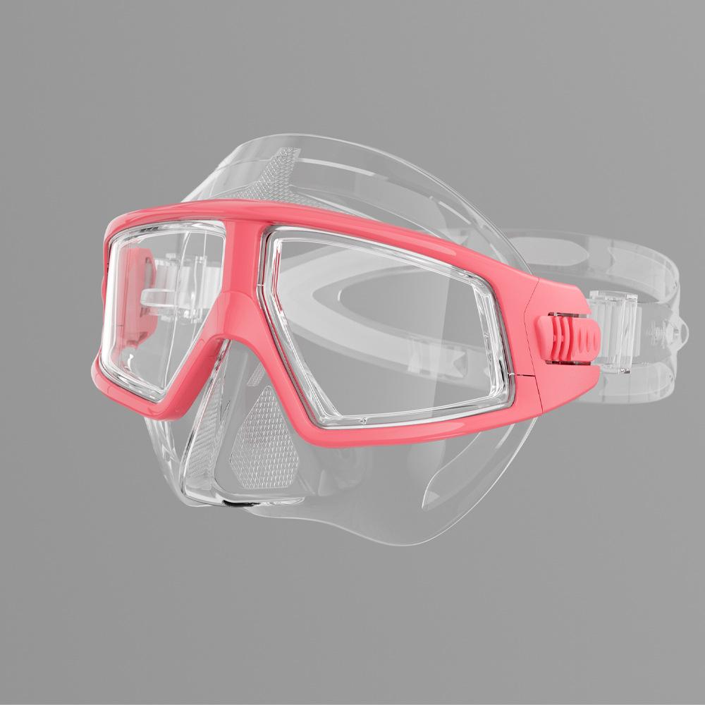 Diving Goggles Large Frame Free Diving Mask Adult Myopia Swimming Goggles Snorkeling Equipment HD Anti-fog