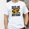Cool BEER ME ITS MY BIRTHDAY Pattern Print Mens Tshirt Casual Men Women Short Sleeve Casual Tees Mens Designer Clothes