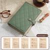 Jewelry Storage Book Set, PU Leather Travel Organizer, with 5 Removable Soft Velvet Pages Design, Jewelry Pouch for Necklaces Rings Earrings