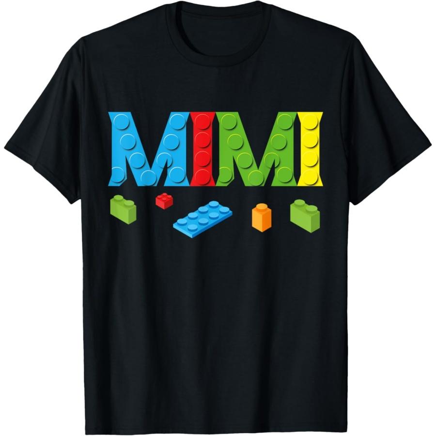

Mimi Master Builder Building Bricks Blocks Family Set Parent T-Shirt S чорний