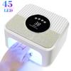 sunL5 260W Professional Nail Dryer 45 Eds Nail Dryer UV Lamp for Curing All Gel Nail Polish Motion Sensing Manicure Pedicure