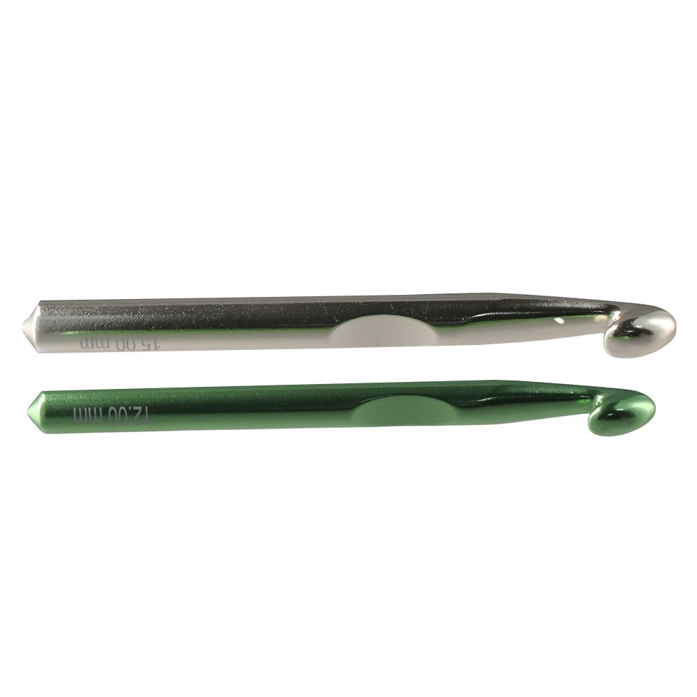 6.5mm,7mm,8mm,9mm,10mm,12mm,15mm Large Crochet Hooks Aluminum Large Weaving Tool 7Pcs/Set Hand Yarn