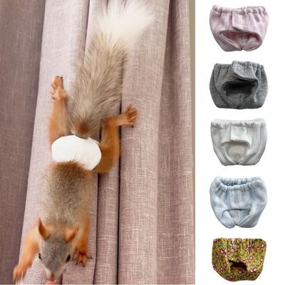 Reusable Hamster Training Pants Leak-Proof Senior Pets Underwear Squirrel Diapers  Senior Pets