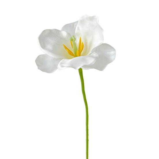 Simulovaný tulipán Umělé plně rozkvetlé tulipánové květy Falešný tulipán s ohebným stonkem pro jarní letní domácí dekoraci Svatební stolní dekorace